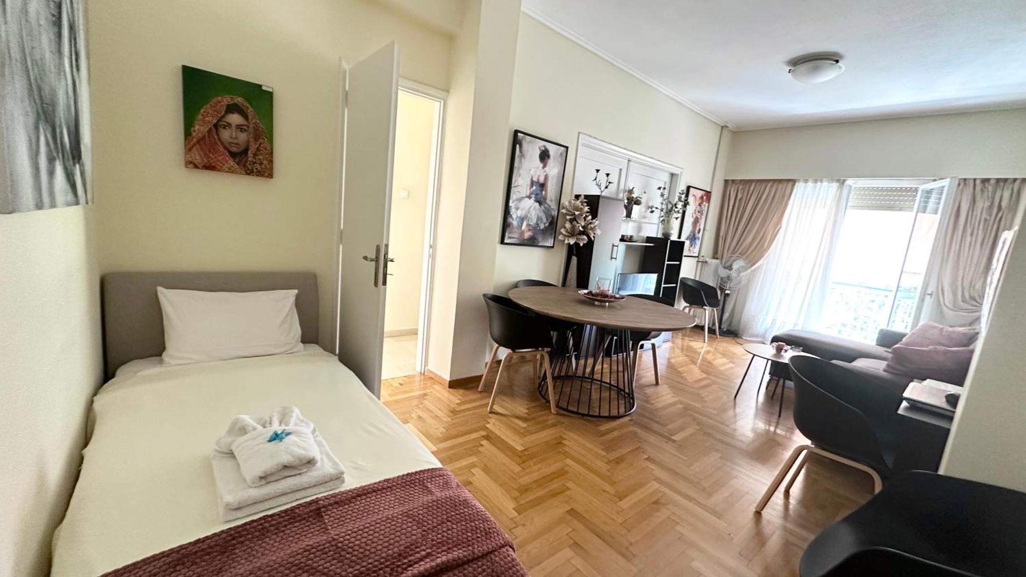 Harokopio Apartment In Atenas Exterior foto